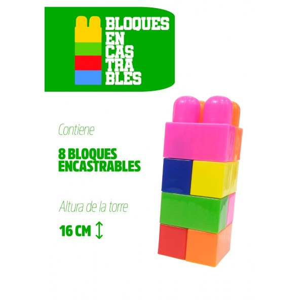 ANIANO BLOQUES ENCASTRABLES X8 PCS